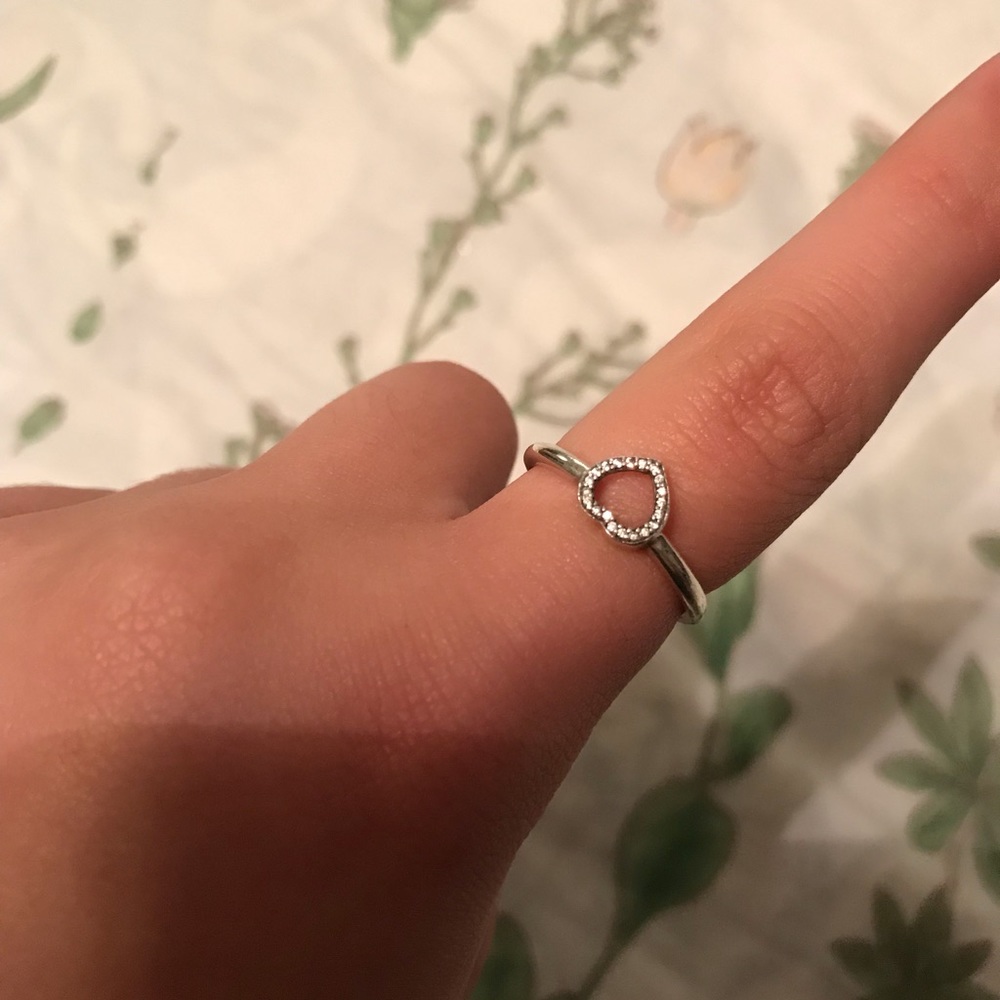 Pandora heart shaped ring.